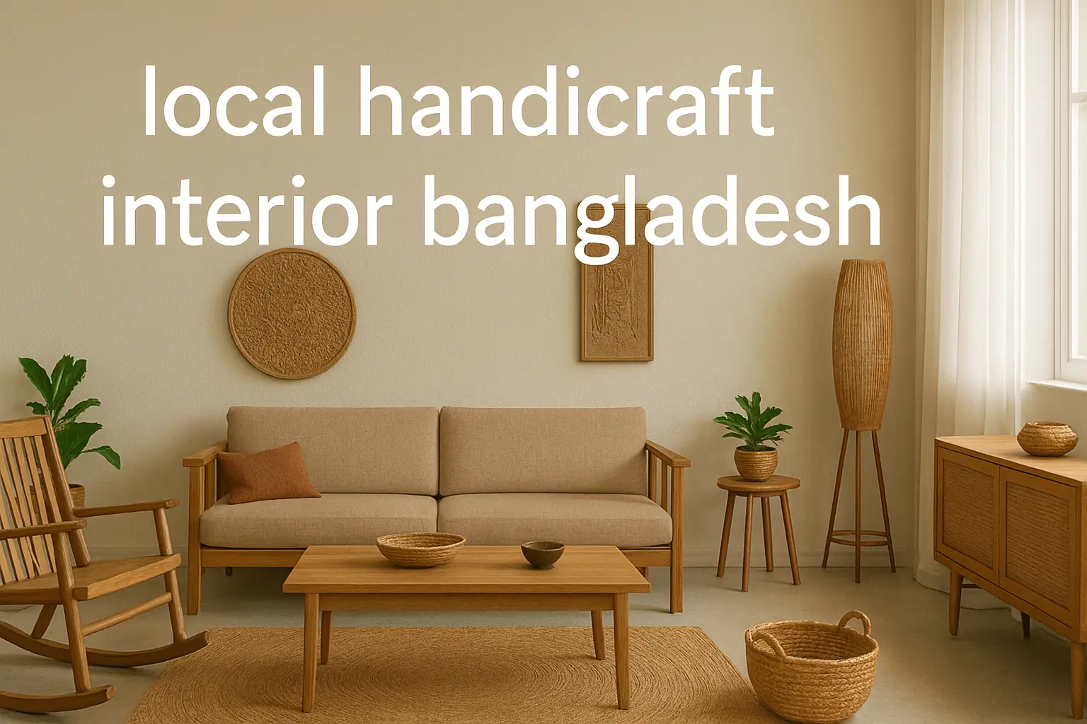 local handicraft interior bangladesh