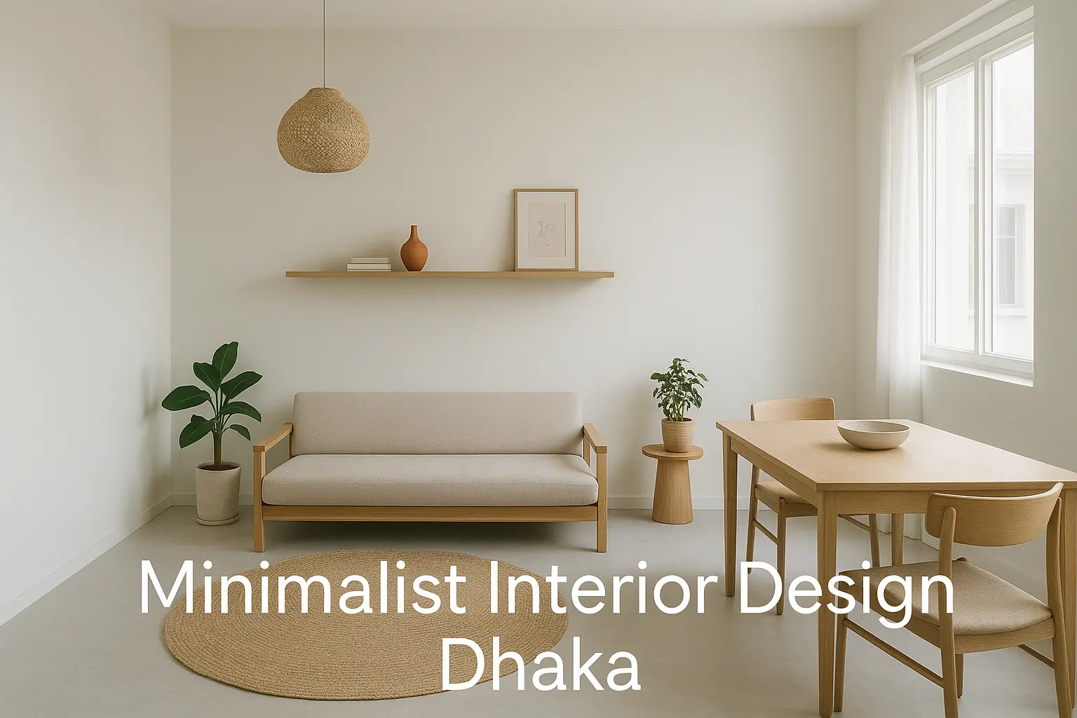 minimalist interior design Dhaka