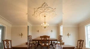 decorative plaster dining room ceiling medallion 695e1bb0b5602